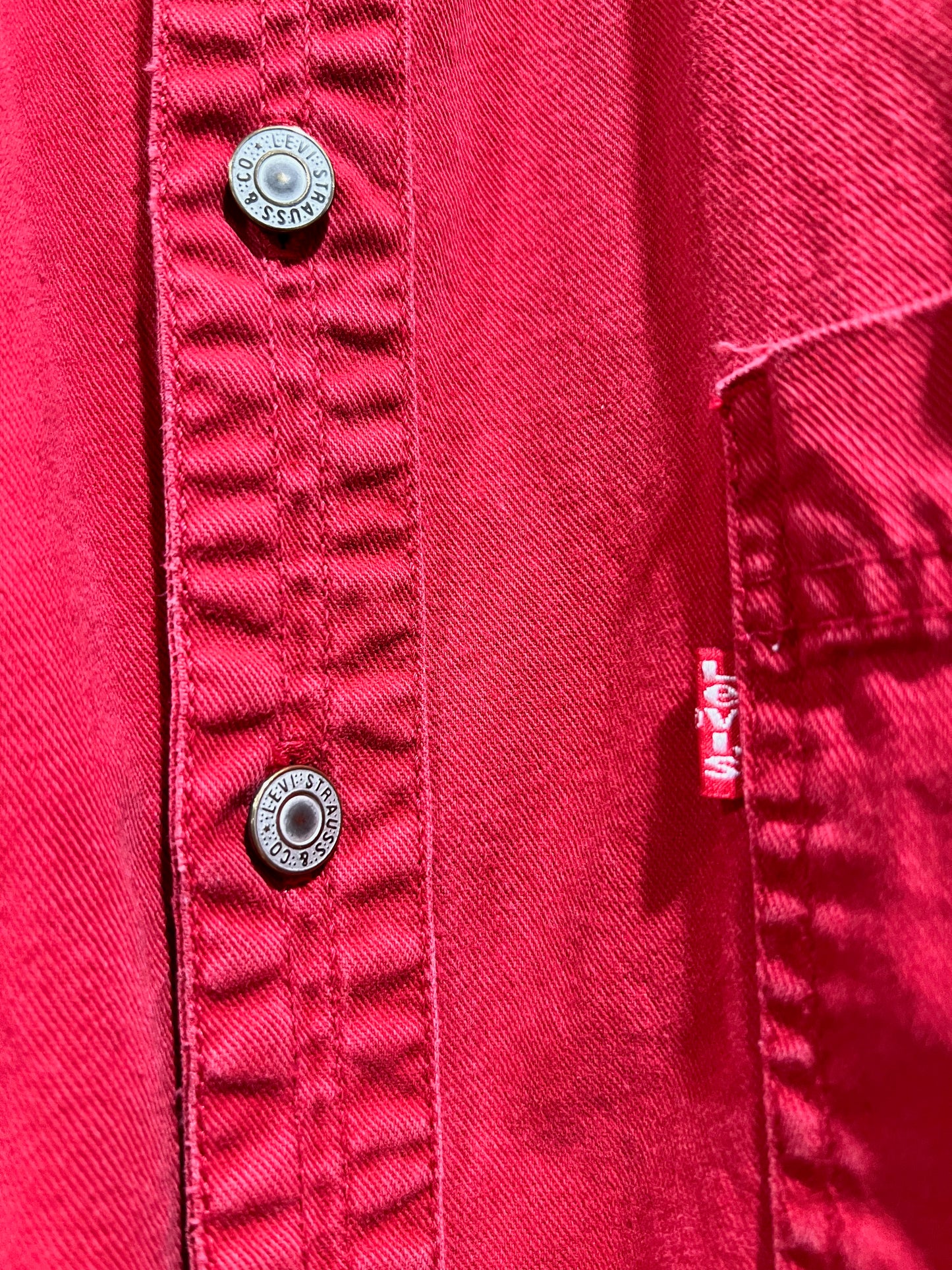Vintage 90's LEVIS red tab button down XL