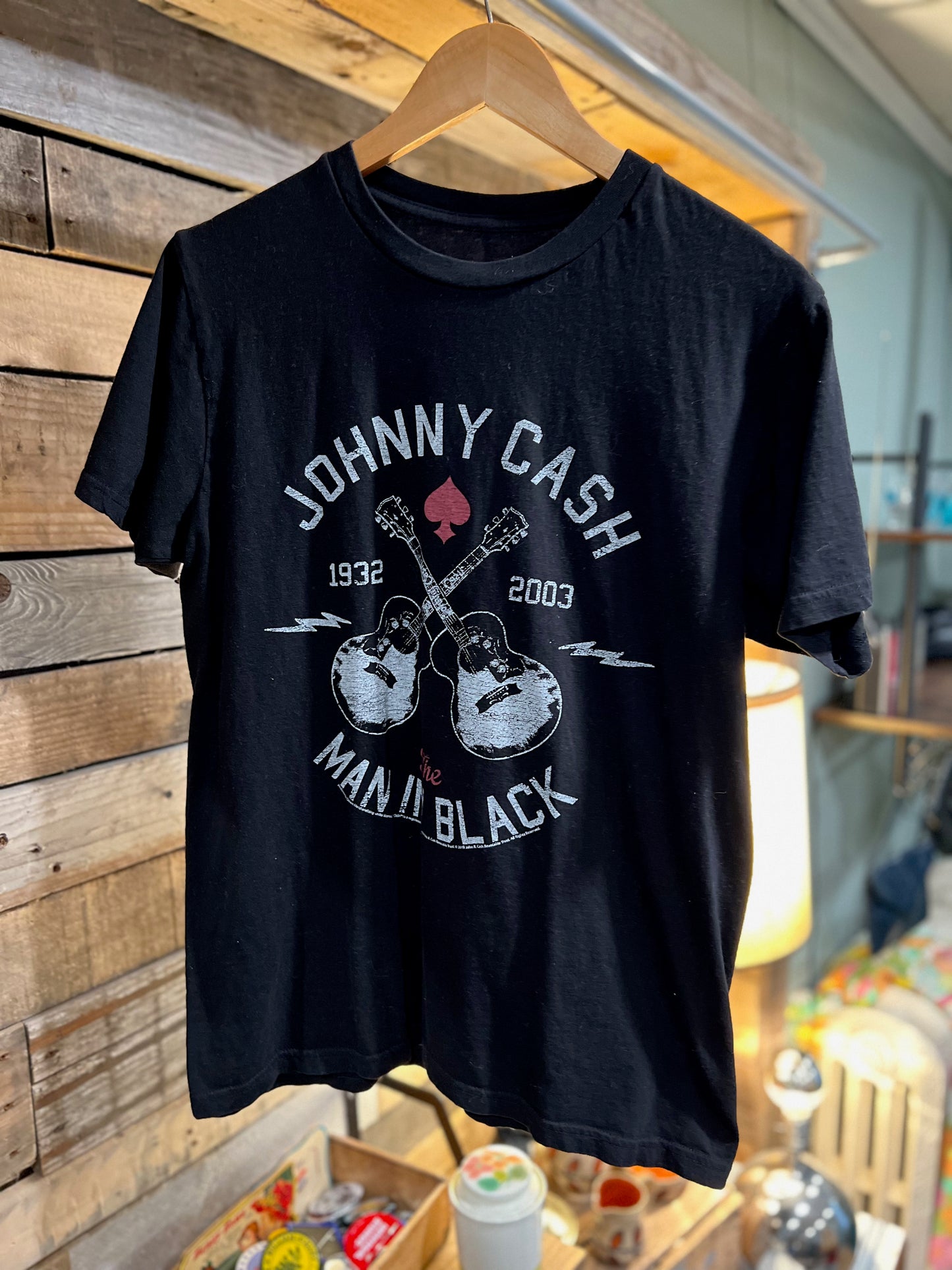 Johnny Cash | The Man In Black T-shirt- MED