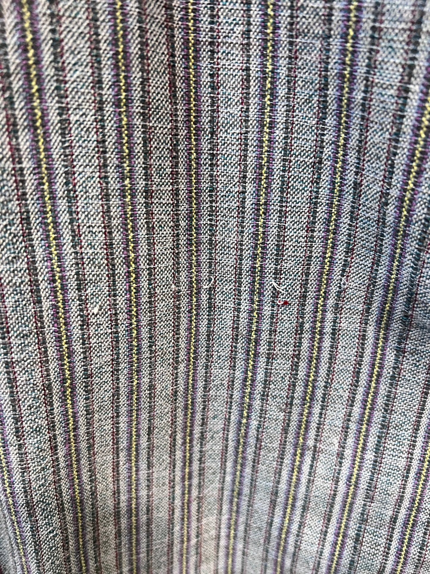 90's Multicoloured Striped linen button down LG