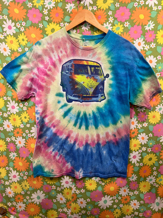 VW Licensed Tie Dye Tshirt LG