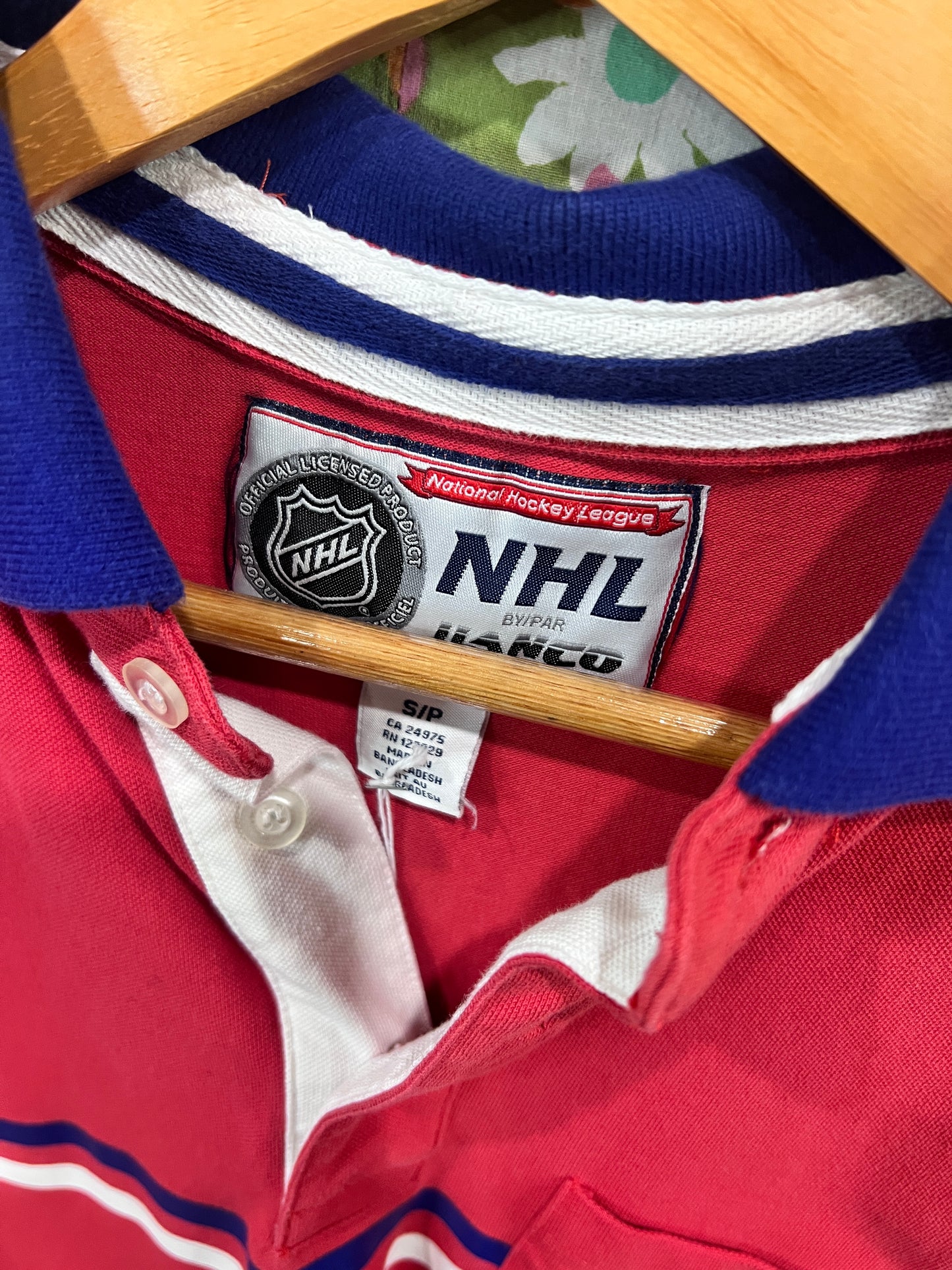 Vintage Montreal Canadians Polo Shirt Small