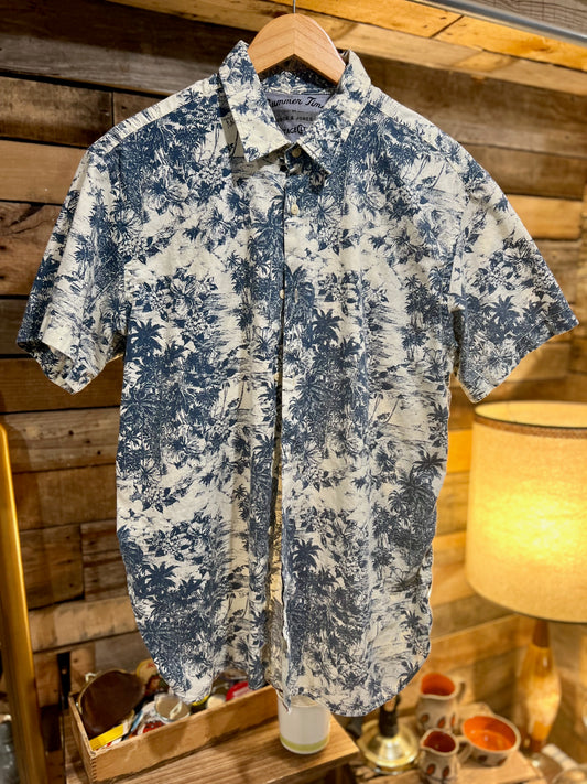 Vintage inspired Jack and Jones Hawaiian Button up XL